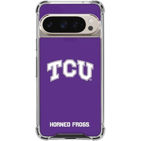 Texas Christian University TCU Horned Frogs Google Pixel 9 Pro XL Clear Case